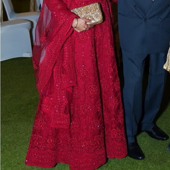 Red Lehenga / Lengha - Picture 11 of 13